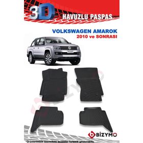 Bizymo Volkswagen Amarok 2010 Sonrası 3D Paspas Takımı