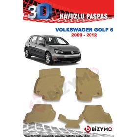 Bizymo Volkswagen Golf 6 2009-2012 3D Bej Paspas Takımı