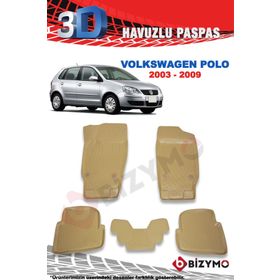 Bizymo Volkswagen Polo 2003-2009 3D Bej Paspas Takımı