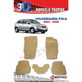 Bizymo Volkswagen Polo 2003-2009 3D Bej Paspas Takımı