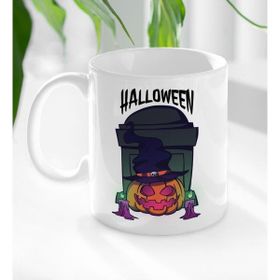 BK 1 Gift Halloween Tasarımlı Beyaz Kupa Bardak