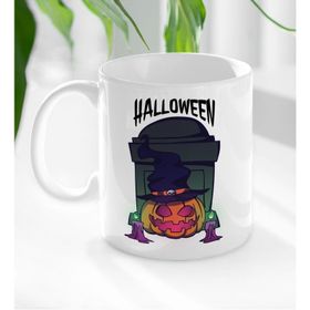 BK 1 Gift Halloween Tasarımlı Beyaz Kupa Bardak