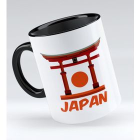 BK 1 Gift Japan Tasarımlı Siyah Kupa Bardak