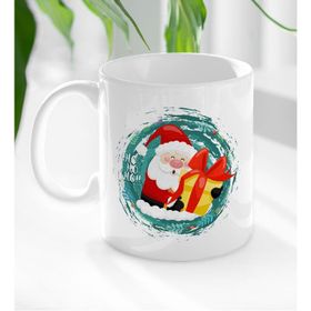 BK 1 Gift Noel Baba Tasarımlı Beyaz Kupa Bardak