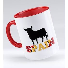 BK 1 Gift Spain Tasarımlı Kırmızı Kupa Bardak