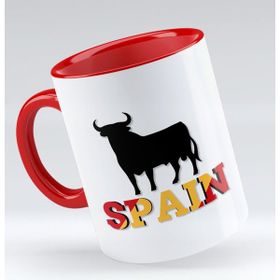 BK 1 Gift Spain Tasarımlı Kırmızı Kupa Bardak