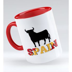 BK 1 Gift Spain Tasarımlı Kırmızı Kupa Bardak