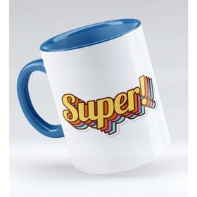 BK 1 Gift Super Tasarımlı Mavi Kupa Bardak
