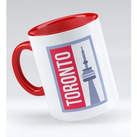 BK 1 Gift Toronto Tasarımlı Kırmızı Kupa Bardak