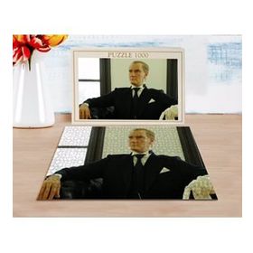 BK 1 Home Atatürk Tasarımlı 1000 Parça Profesyonel Puzzle