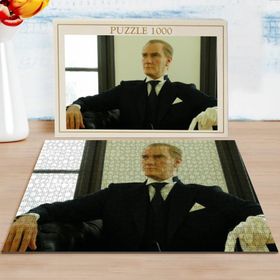 BK 1 Home Atatürk Tasarımlı 1000 Parça Profesyonel Puzzle