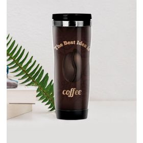 BK 10 Gift Coffee Tasarımlı Çelik Termos Bardak