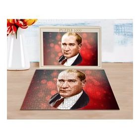 BK 10 Home Atatürk Tasarımlı 1000 Parça Profesyonel Puzzle