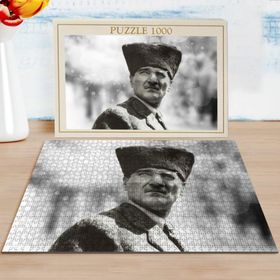 BK 13 Home Atatürk Tasarımlı 1000 Parça Profesyonel Puzzle
