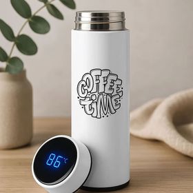 BK 14 Gift Coffee Tasarımlı Çelik Termos Bardak