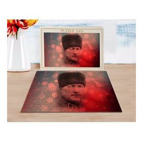 BK 14 Home Atatürk Tasarımlı 1000 Parça Profesyonel Puzzle