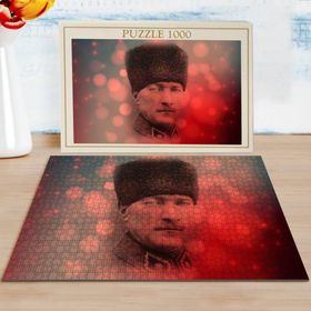 BK 14 Home Atatürk Tasarımlı 1000 Parça Profesyonel Puzzle
