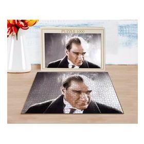 BK 15 Home Atatürk Tasarımlı 1000 Parça Profesyonel Puzzle
