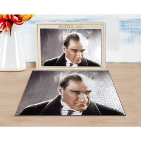BK 15 Home Atatürk Tasarımlı 1000 Parça Profesyonel Puzzle