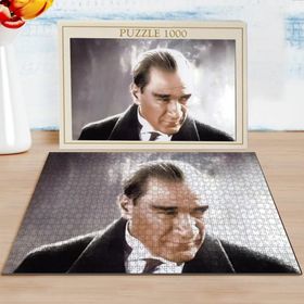 BK 15 Home Atatürk Tasarımlı 1000 Parça Profesyonel Puzzle