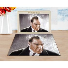 BK 15 Home Atatürk Tasarımlı 1000 Parça Profesyonel Puzzle