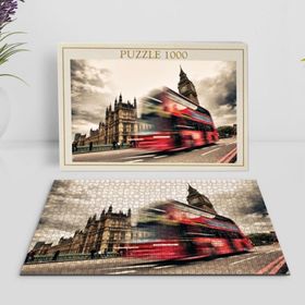 BK 18 Home Londra Manzara 1000 Parça Profesyonel Puzzle