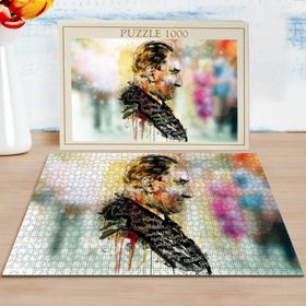 BK 19 Home Atatürk Tasarımlı 1000 Parça Profesyonel Puzzle