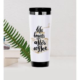 BK 2 Gift Coffee Tasarımlı Çelik Termos Bardak