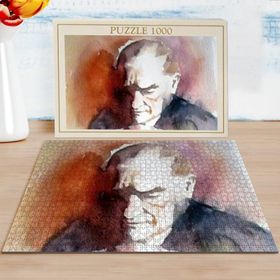 BK 20 Home Atatürk Tasarımlı 1000 Parça Profesyonel Puzzle