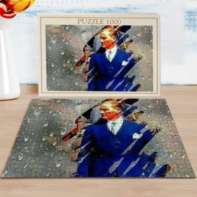 BK 21 Home Atatürk Tasarımlı 1000 Parça Profesyonel Puzzle