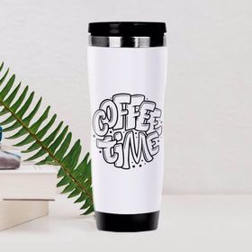 BK 26 Gift Coffee Tasarımlı Çelik Termos Bardak