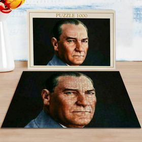 BK 28 Home Atatürk Tasarımlı 1000 Parça Profesyonel Puzzle
