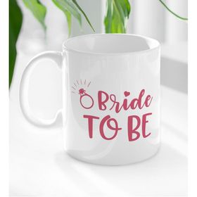 BK 3 Gift Bride To Be Tasarımlı Beyaz Kupa Bardak