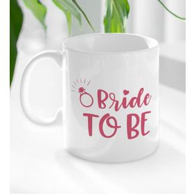 BK 3 Gift Bride To Be Tasarımlı Beyaz Kupa Bardak
