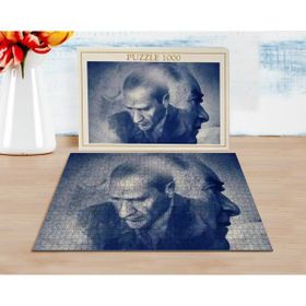 BK 30 Atatürk Tasarımlı 1000 Parça Profesyonel Puzzle