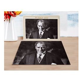 BK 33 Home Atatürk Tasarımlı 1000 Parça Profesyonel Puzzle