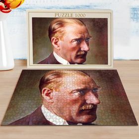 BK 34 Home Atatürk Tasarımlı 1000 Parça Profesyonel Puzzle
