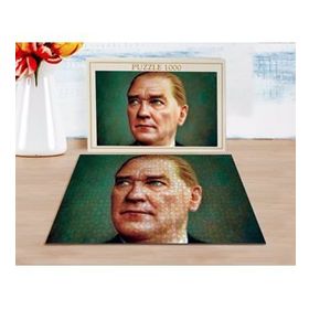 BK 37 Home Atatürk Tasarımlı 1000 Parça Profesyonel Puzzle
