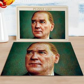BK 37 Home Atatürk Tasarımlı 1000 Parça Profesyonel Puzzle