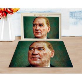 BK 37 Home Atatürk Tasarımlı 1000 Parça Profesyonel Puzzle