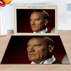 BK 38 Home Atatürk Tasarımlı 1000 Parça Profesyonel Puzzle