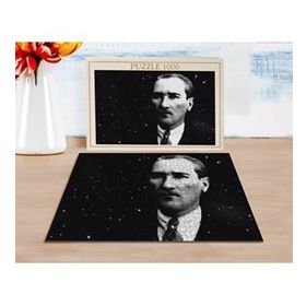 BK 40 Home Atatürk Tasarımlı 1000 Parça Profesyonel Puzzle