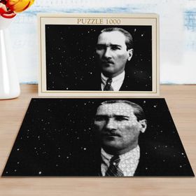 BK 40 Home Atatürk Tasarımlı 1000 Parça Profesyonel Puzzle