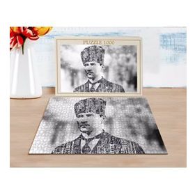 BK 43 Home Atatürk Tasarımlı 1000 Parça Profesyonel Puzzle