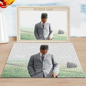 BK 49 Home Atatürk Tasarımlı 1000 Parça Profesyonel Puzzle