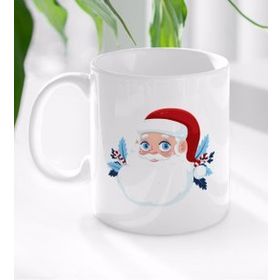 BK 5 Gift Noel Baba Tasarımlı Beyaz Kupa Bardak