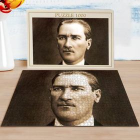BK 5 Home Atatürk Tasarımlı 1000 Parça Profesyonel Puzzle