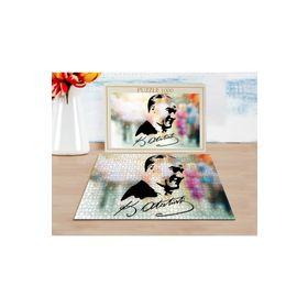 BK 7 Home Atatürk Silüet Tasarımlı 1000 Parça Profesyonel Puzzle
