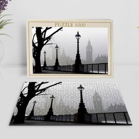 BK 7 Home Londra Manzara 1000 Parça Profesyonel Puzzle