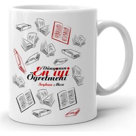 BK 7 Kişiye Özel Dünyanın En Iyi Öğretmeni Beyaz Kupa Bardak